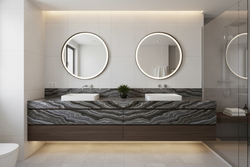 Spider Black Marble