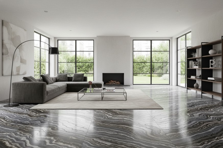 Spider Black Marble